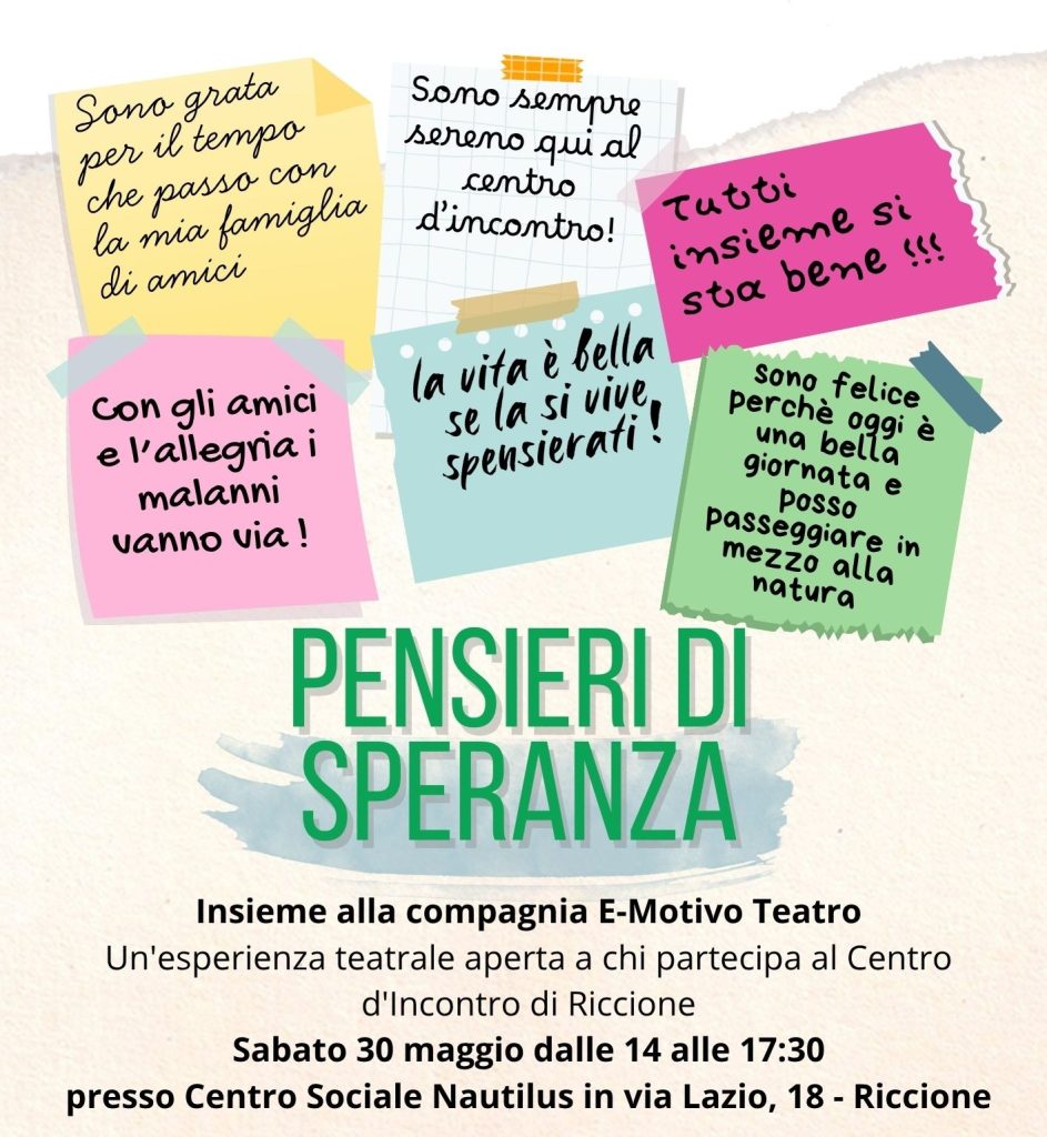 Pensieri di speranza